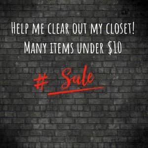 Clearing out the closet!